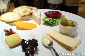 本日のチーズ盛り合わせ